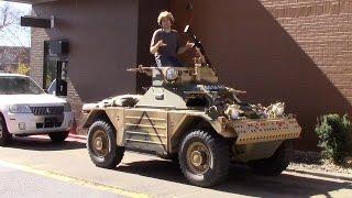 I Drove an Armored Military Vehicle Around Suburban Nashville