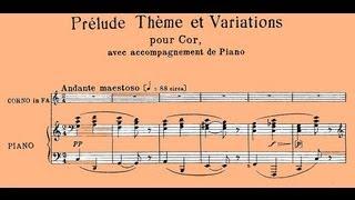 Rossini: Prélude, Thème et Variations pour cor et piano - Guido Corti & Riccardo Caramella