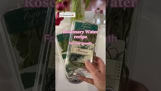 New and improved Rosemary Mint water recipe 🫶#haircare #hairgrowth #rosemarywater #hairtok