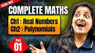 Complete MATHS in One Shot | Part-1 | CBSE Class 10th Math | Priyal Ma'am | Rankplus