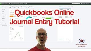 Quickbooks Online Journal Entry Tutorial