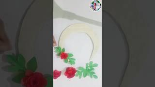 Beautiful decorations design, combination of flowers and moon, #diy #papercraft #flowerpapercraft