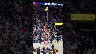ROCKY's unreal no-look bucket from +𝟱𝟮𝟴𝟬 feet high! #shorts #nbaplayoffs #nba
