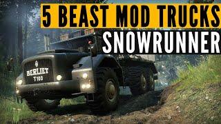 SnowRunner TOP 5 best mods: BIG & OP edition (4K 60FPS)