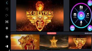 MK Cinematic title logo intro editing video in kinemaster best intro  video editing kinemaster pro