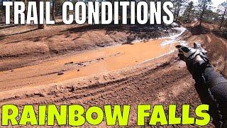 Trail Condition - Rainbow Falls Dirtbike riding in Colorado 332 348 349 344| DRZ400E trail riding