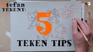 5 teken tips - Stefan Tekent: Les 12