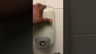 How to open a soap dispenser