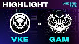 HIGHLIGHT | VKE vs GAM | VCS 2024 MÙA HÈ | Tuần 2 | 28.06.2024