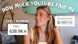 MONETIZED! How much YouTube paid me with only 7.6K subscribers