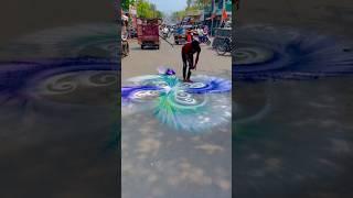 Rangoli artist pratik || #indian #kerala #shorts #Artrangoli #Rangoliart #viralshorts #viralvideos