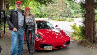 Surprising my dad with a Ferrari