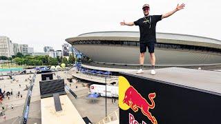 Jumping Bikes Off a 4-Storey Building! w/ Matt Jones