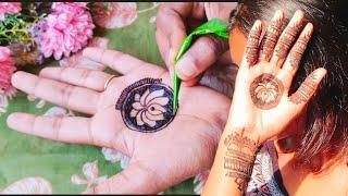 Simple mehndi designs for beginners | Mehndi design tutorials | Step by step | Telugu vlogs |