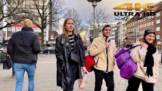 [4K HD] Frankfurt city and Train station walking tour  Germany  2022