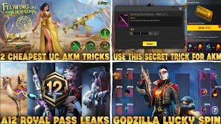 100% CONFIRMED AKM TRICKS | USE THIS 2 TRICKS & GET YOUR AKM | GODZILLA LUCKY SPIN LEAKS | A12 RP