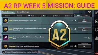 A2 RP WEEK 5 MISSION: GUIDE