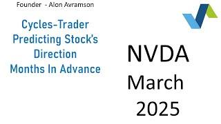 NVDA March 2025 - Going Down !   When Will It Change Direction? Cycles-Trader Prediction Technology