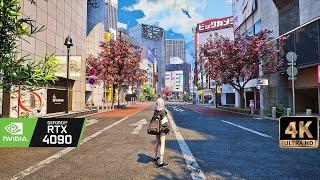 [4K60] Anime Tokyo in Unreal Engine 5 looks amazing with Reshade Beyond All Limits!