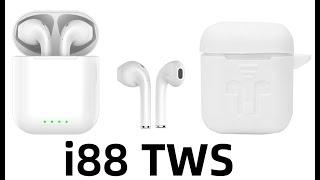 i88 TWS Review, Mini Wireless Bluetooth Earphone With Pop up Window