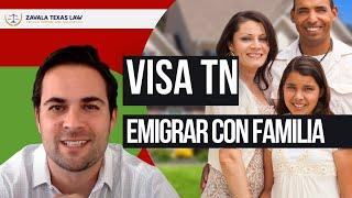 VISA TD Requisitos 2021 : Familia de VISA TN