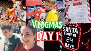 VLOGMAS 2024 DAY 1| Elf Arrival, Christmas Shop & Decorate With Me!