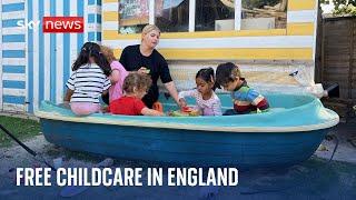 Free childcare in England for nine-month-olds - but rollout comes with 'challenges'