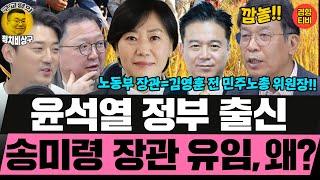 송미령 유임! 자신감 넘치는 이재명 인사 철학의 결정판!  (20250623 월요일 클립) 김종대 민동기 MC장원