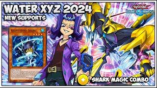 WATER XYZ 2024 w/ New Skill Shark Magic Combo | Ray of Aura [ Yu-Gi-Oh Duel Links ]