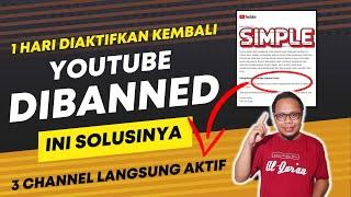  CARA MENGEMBALIKAN AKUN YOUTUBE YANG DINONAKTIFKAN/DITANGGUHKAN/SUSPEND - INI SOLUSINYA