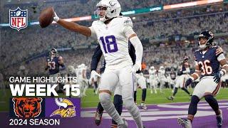 Chicago Bears vs. Minnesota Vikings Game Highlights | NFL 2024 Season Week 15