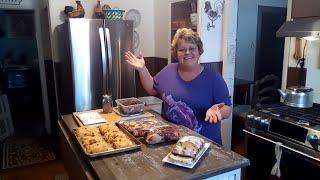 My Afternoon of Cooking & Meal Prep and a Delicious 4 Ingredient Lemon Blueberry Bread | Let's Cook!