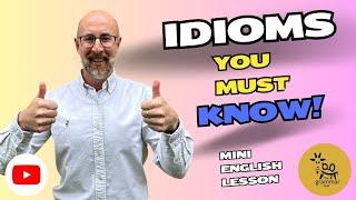 English Idioms you must know! #learnenglish #grammar #idioms