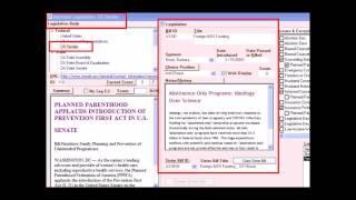 Planned Parenthood MS Access Legislation Database