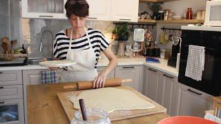 The pleasure of a simple life | Angelica cake with cream | courgettes with ricotta |