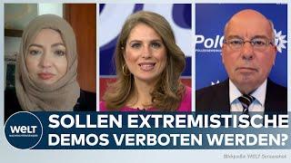 "MUSLIM INTERAKTIV": Sollten islamistische Demonstrationen verboten werden? | DUELL DES TAGES