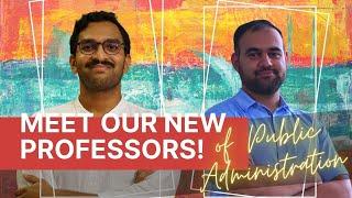 Meet our new professors of public administration at the Lee Kuan Yew School of Public Policy