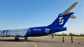 Tez Jet McDonnell Douglas MD-83 | Flight from Bishkek to Osh