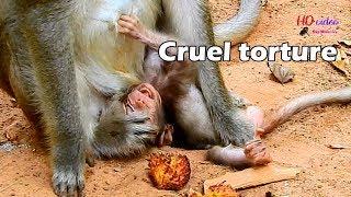 FULL CLIP CRUEL TORTURE ! Mom Anna tortured her own baby Alba near die, Poor Alba extremely hurt