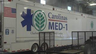 Mobile hospital deploys after Florence forces closures