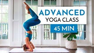 Advanced Power Yoga Class - 45 Min for Flexibility and Strength Yoga Flow | Yoga with Kate Amber