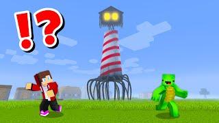 JJ and Mikey VS LIGHTHOUSE HEAD CHALLENGE in Minecraft / Maizen Minecraft