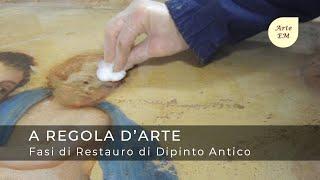 Scopri tutte le Fasi di Restauro di un Dipinto Antico