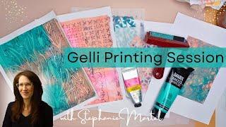 Gel Printing Fun | Making A Collection