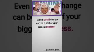 Even a small change। best motivational quotes video।#short #motivation #quotes #education #apjkalam