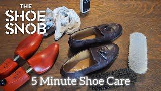 5 Minute Shoe Care