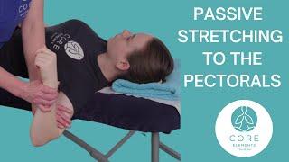 Passive Stretching to the Pectorals - Couch based #stretching techniques