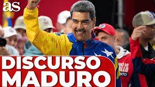 DISCURSO completo NICOLÁS MADURO GANADOR ELECCIONES VENEZUELA 2024