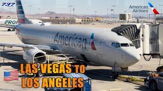 AMERICAN AIRLINES Las Vegas to Los Angeles FLIGHT REPORT (# 110)