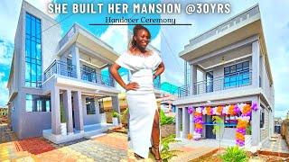 How A 30 Year-Old Kenyan Lady Build A 7,200,000 Mansion + Handover Ceremony Along Thika Rd️